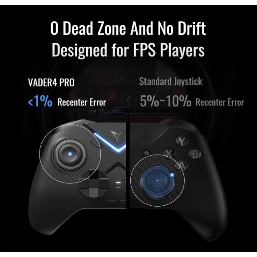 FLYDIGI Vader 4 Pro PC Game Controller Force Adjustment Joystick Hall & Micro